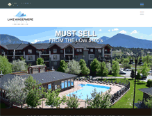 Tablet Screenshot of lakewindermerepointe.com